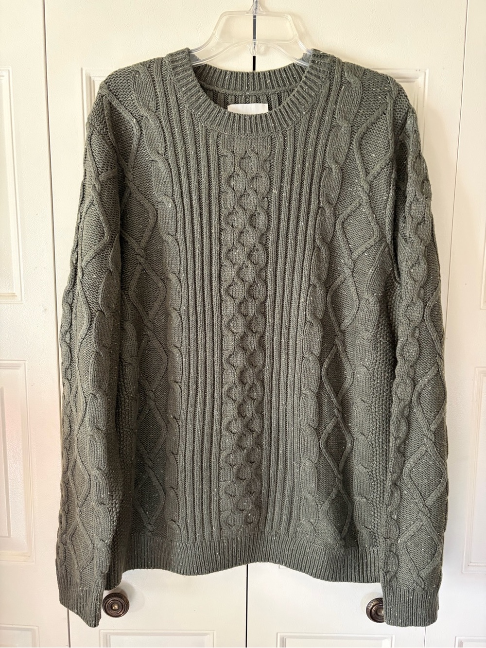 Lucky Brand Men’s Fisherman Heritage Chunky Sweater XL New England Preppy Coast